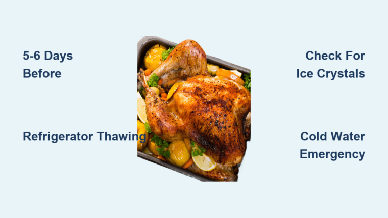 When to Take a 20lb Turkey Out of the Freezer (2026 Guide)