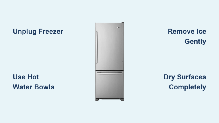 How to Defrost Amana Bottom Freezer