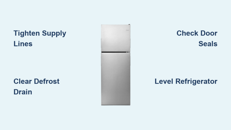 Amana Fridge Freezer Leaking Water? Fix It Fast