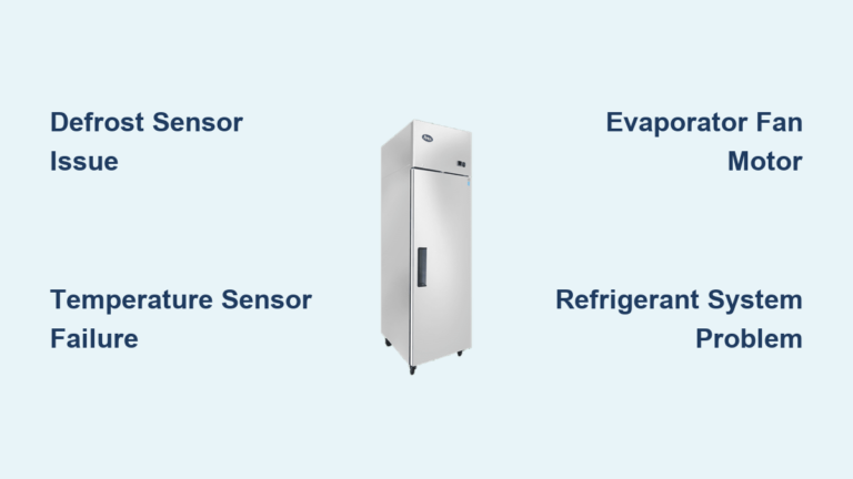 Atosa Freezer Blinking Lights Solved