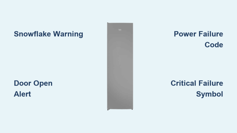 Beko Freezer Display Symbols Explained