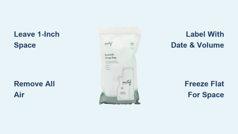 How to Freeze Breast Milk in Freezer Bags