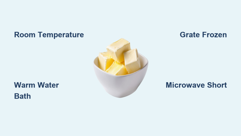 How to Soften Butter from Freezer Quickly