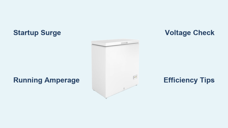 Chest Freezer Amp Draw Guide