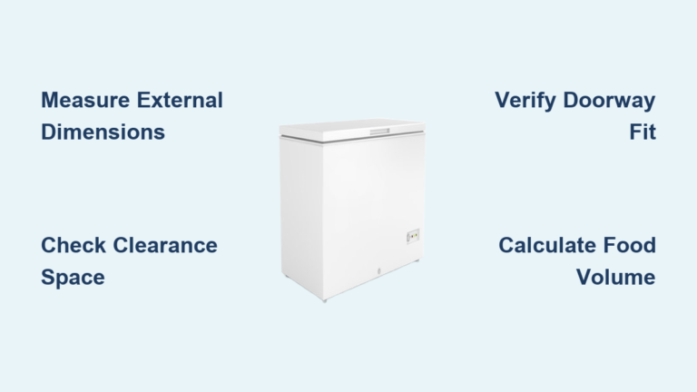 Chest Freezer Sizes Guide: Find the Right Fit