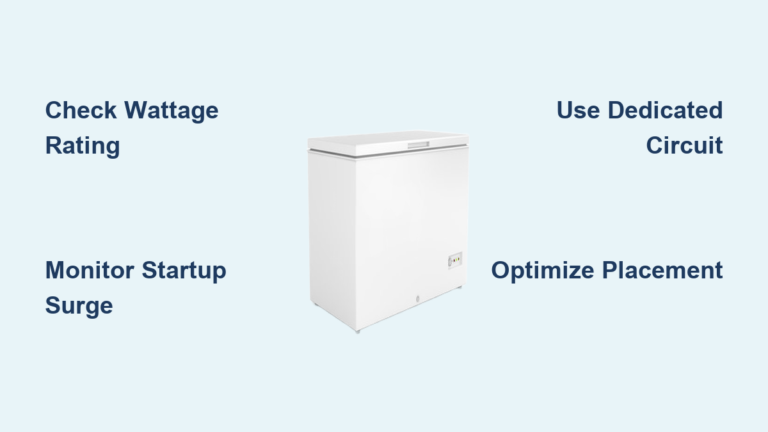 Chest Freezer Wattage Guide