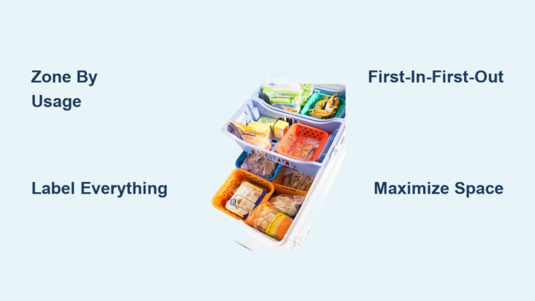 Chest Freezer Organization Tips