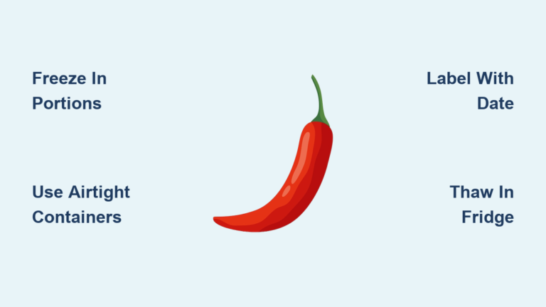 How Long Does Chili Last in the Freezer: Storage Tips