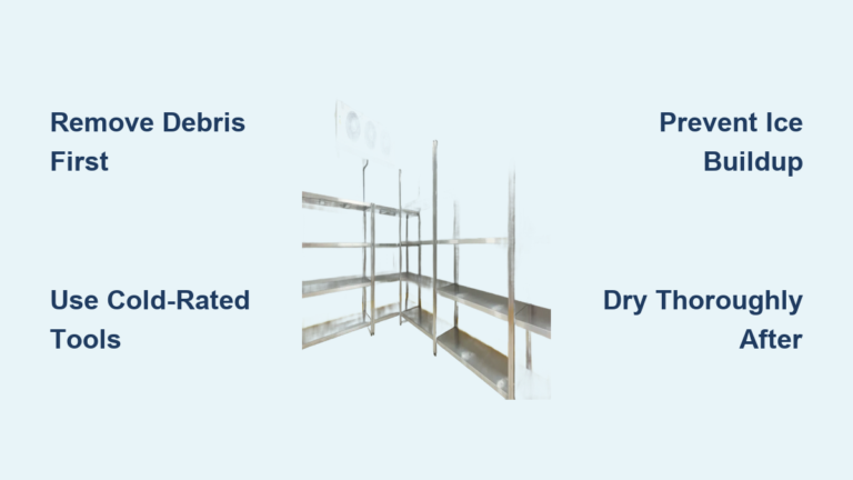 How to Clean a Commercial Freezer Floor