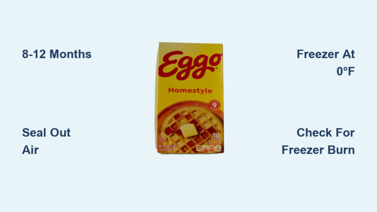 Eggo Waffles Freezer Life: How Long They Last