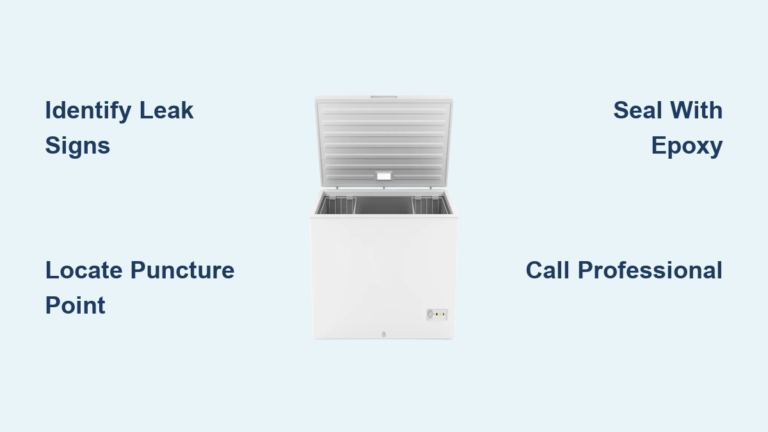 How to Fix Puncture Hole in Freezer
