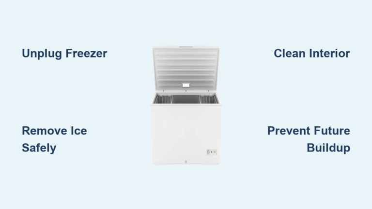 How to Clean Frozen Spills in Freezer