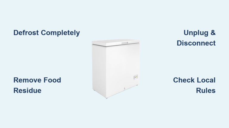 How to Dispose of a Freezer: Easy Steps