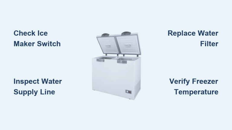 Freezer Not Making Ice? Fix It Fast