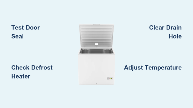 How to Fix Ice Buildup in Bottom of Freezer