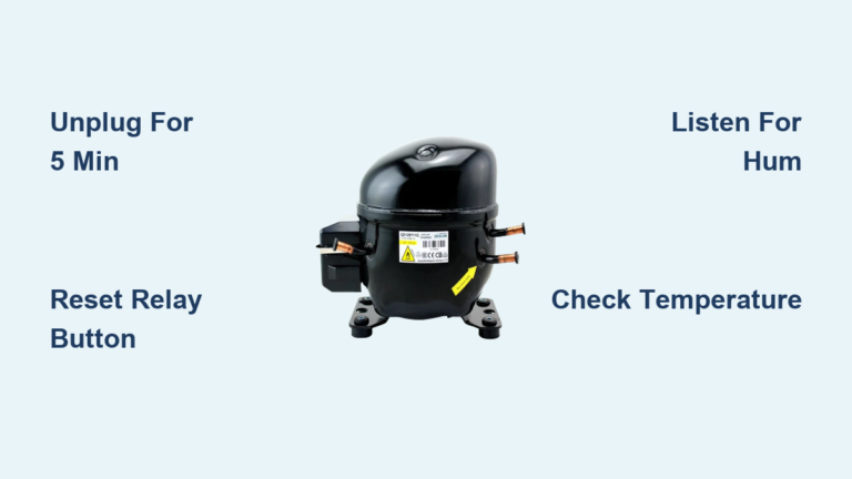How to Reset a Freezer Compressor: Quick Steps
