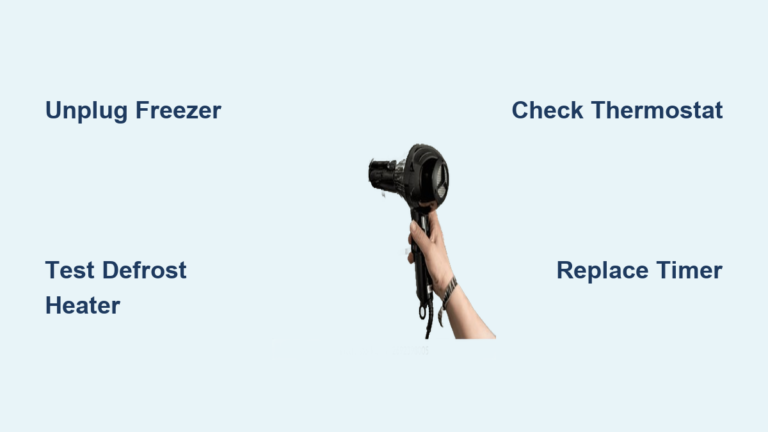 Freezer Defrost Repair: Quick Fix Guide