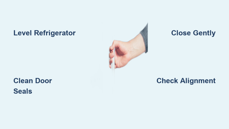 Freezer Door Popping Open? Fix It Fast