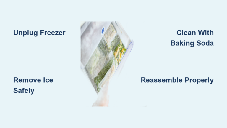 How to Clean a Freezer Drawer