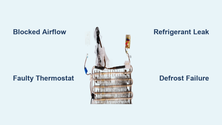 Freezer Evaporator Coil Freezing Up? Causes and Fixes
