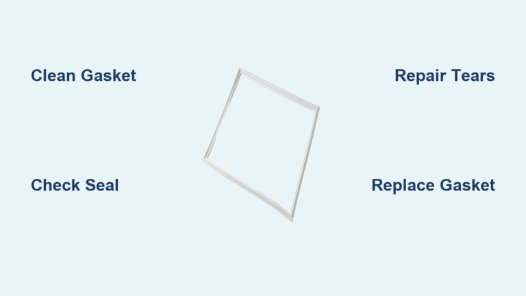How to Fix a Leaky Freezer Gasket