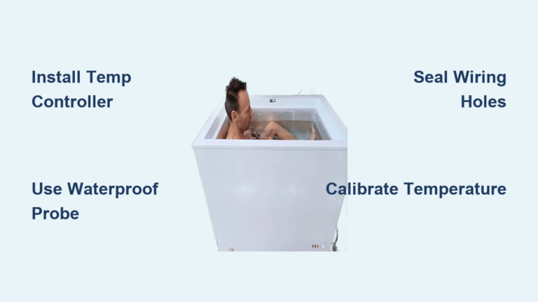 How to Convert Freezer to Ice Bath