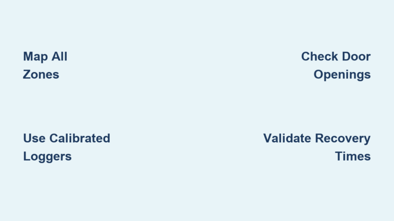 Freezer Temperature Mapping Guide