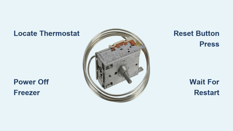 How to Reset Freezer Thermostat: Quick Steps