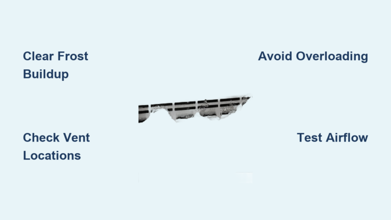 Freezer Vent Blocked: Quick Fix Guide
