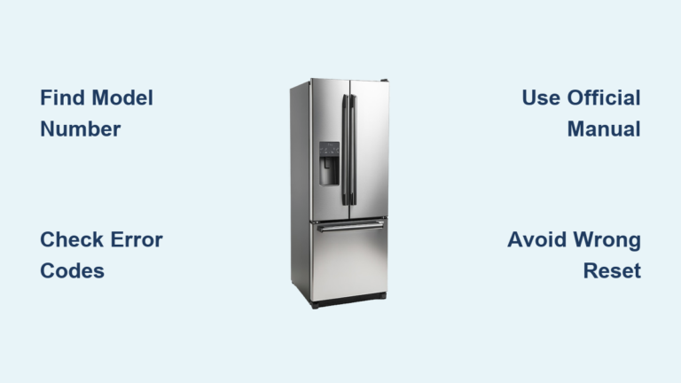 How to Reset a Fridge Freezer: Quick Steps