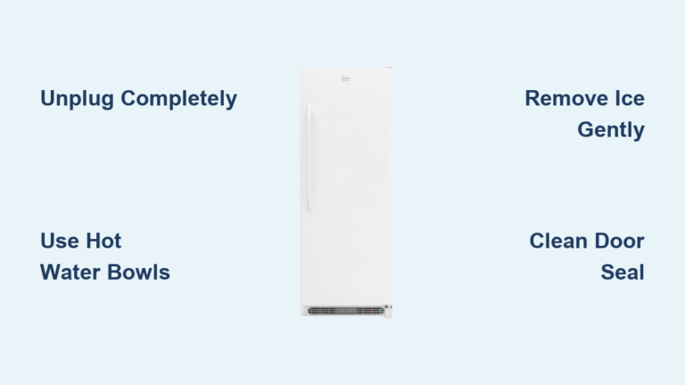 How to Defrost Frigidaire Freezer: Quick Steps