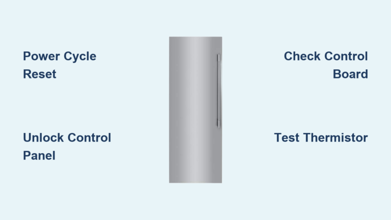 Fix Frigidaire Freezer Control Panel Not Working