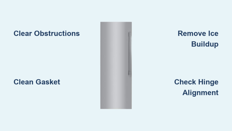 Fix Frigidaire Freezer Door Not Closing Issue