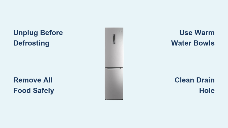 How to Defrost Frigidaire Bottom Freezer