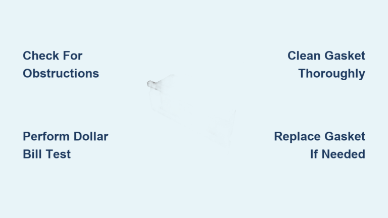 Frigidaire Freezer Drawer Not Sealing? Fix It Fast