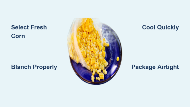 How to Freeze Corn for Long-Term Storage