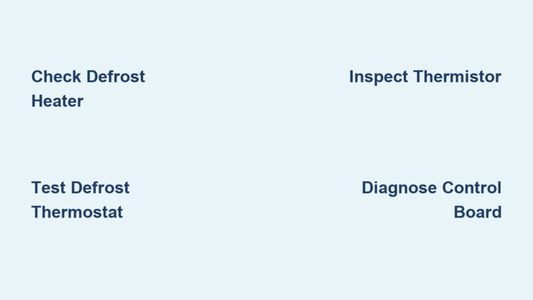 How to Fix GE Freezer Not Defrosting
