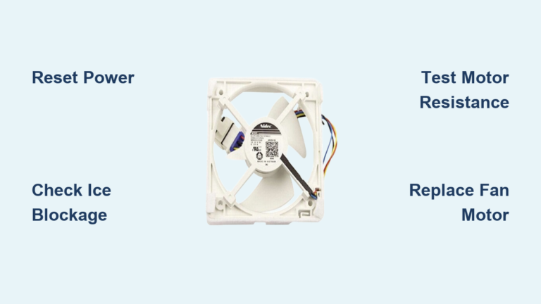 How to Fix GE Freezer Fan Not Working