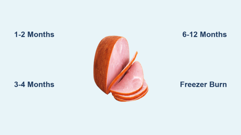 How Long Is Ham Good in Freezer: Storage Guide