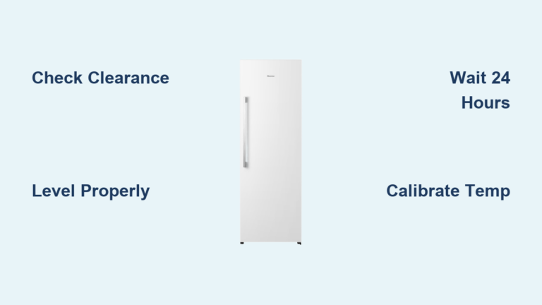 How to Set Up Hisense Fridge Freezer: Quick Guide