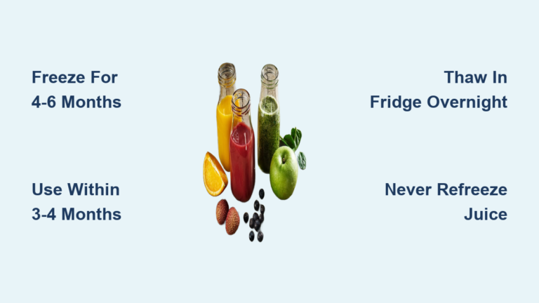 How Long Does Homemade Juice Last in the Freezer