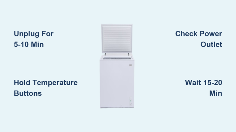 How to Reset Idylis Freezer: Quick Steps