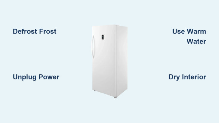 How to Defrost Insignia Freezer: Quick Steps