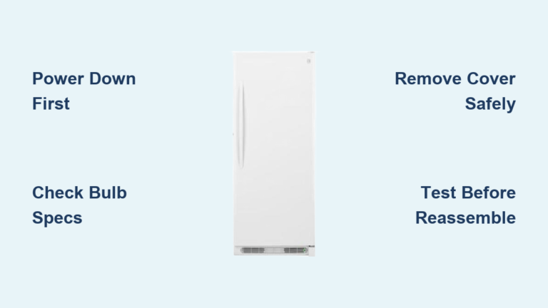 How to Change Kenmore Freezer Light Bulb