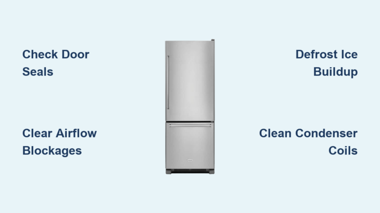 KitchenAid Fridge Freezer Not Freezing? Fix It Fast