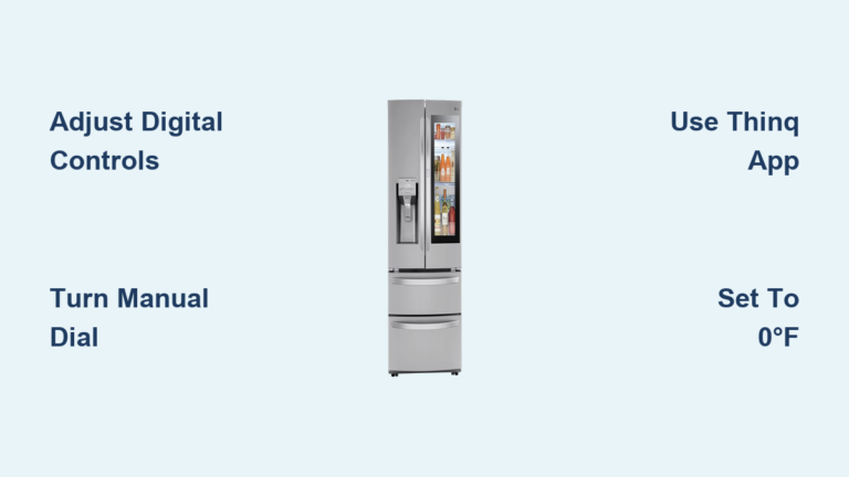How to Change LG Freezer Temperature