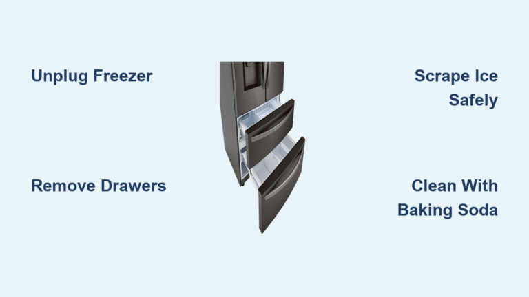 How to Clean LG Freezer Drawer