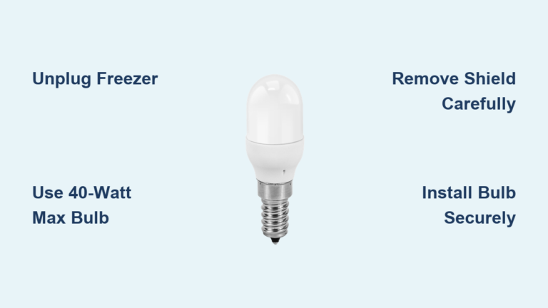 How to Change Maytag Freezer Light Bulb