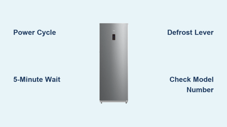 How to Reset Midea Freezer: Quick Guide