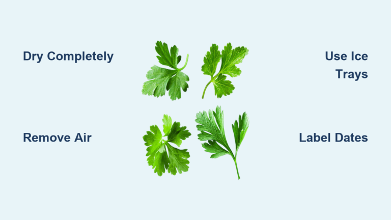 How to Freeze Parsley for Long-Lasting Freshness